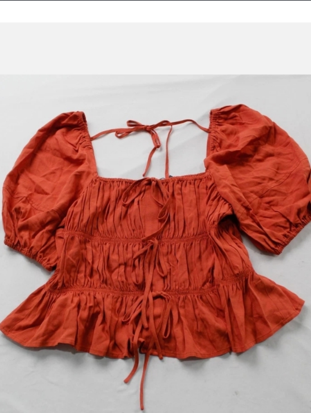 Few Moda Nora Tiered Peplum Top - M